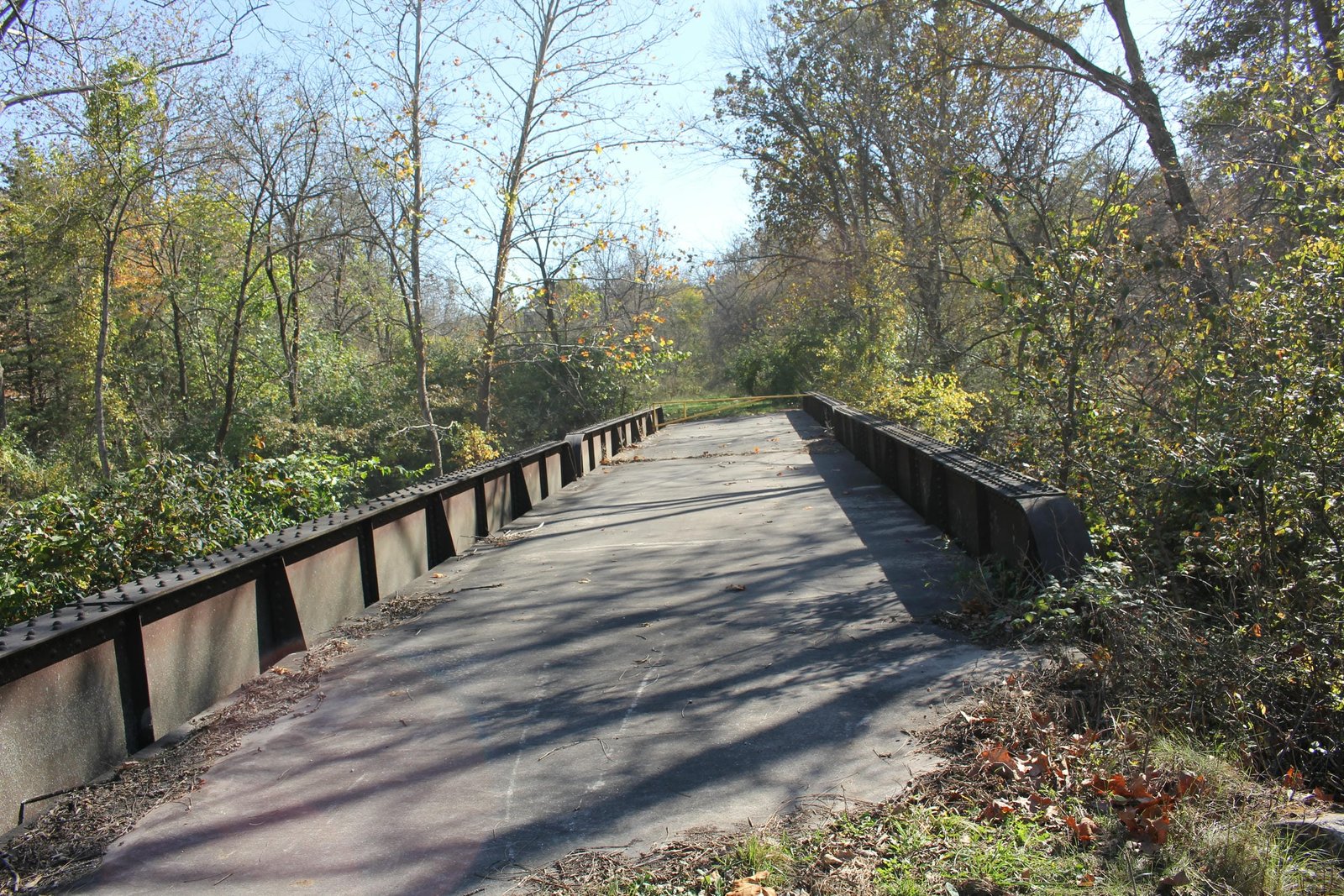 Looking south